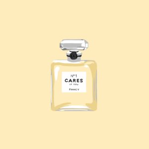 Chanel perfume illustration